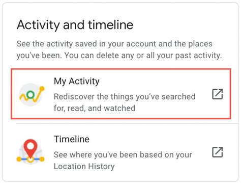 delete google search history my activity.